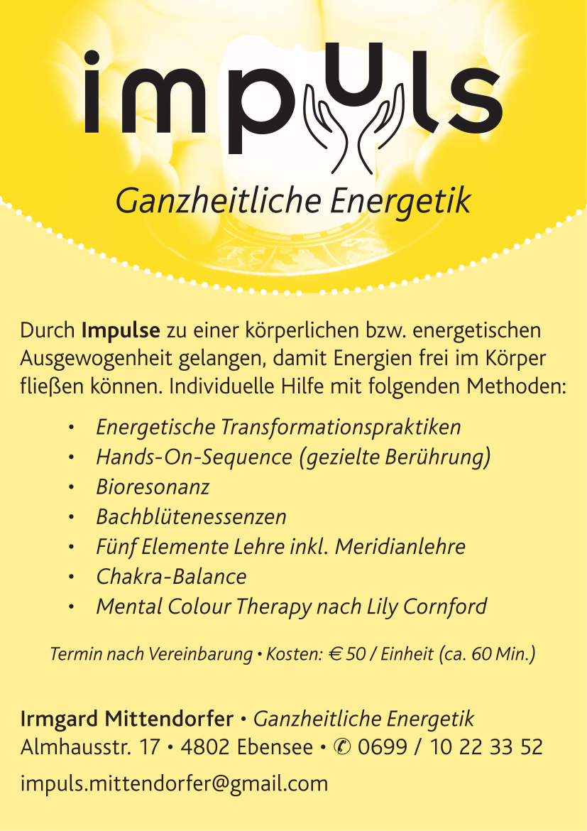 IMPULS- Ganzheitliche Energetik